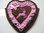Herzltasche mit Hirschmotiv rosa